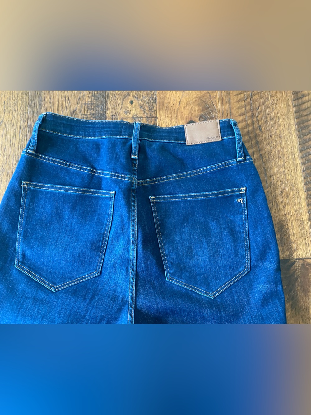 Madewell 31 Curvy Dark Blue Denim Jeans